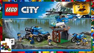 LEGO instructions  City  Mountain Police  60174  Mountain Police Headquarters Book 2 [upl. by Goldwin]