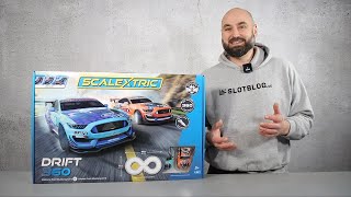 Scalextric Drift 360  Unboxing und Tracktest [upl. by Gerrald287]