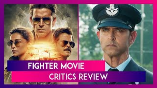 Fighter Review Critics Laud Hrithik Roshan amp Deepika Padukones Patriotic Aerial Actioner [upl. by Sirah]