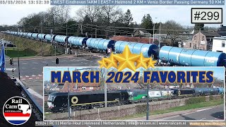 Railcam March 2024 Favorites 299 [upl. by Eseuqram]