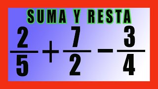 ✅👉 Suma y Resta de Fracciones Heterogéneas [upl. by Nacim562]