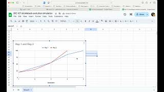 BIO 107 stickleback drift selection simulation how to plot [upl. by Filler]