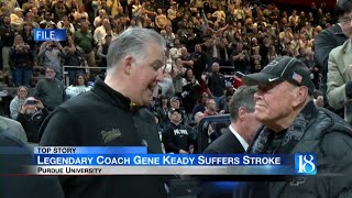 Former Purdue basketball coach Gene Keady recovering from stroke [upl. by Okire]