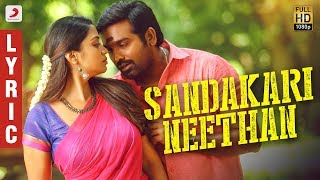 Sangathamizhan  Sandakari Neethan Lyric  Vijay Sethupathi NivethaPethuraj  VivekMervin [upl. by Vey]