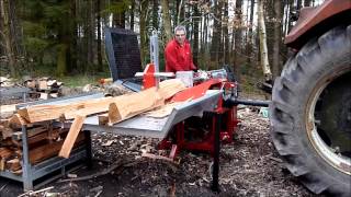 AMR  HPF28 Horizontal log splitter [upl. by Sumahs486]