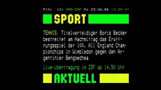 Videotext für alle ARD ZDF 2361986 komplette Sendung [upl. by Kenimod]