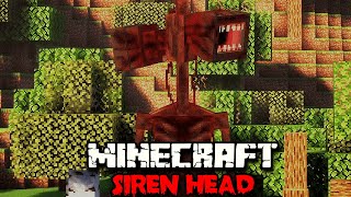 Surviving SIREN HEAD in Minecraft Siren head Mod [upl. by Metcalf]