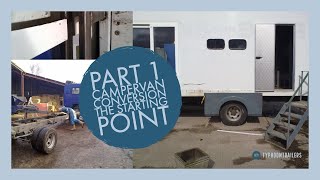 Campervan Conversion Part 1 DAF LF 75t Self Build RV Motorhome [upl. by Arytahs]