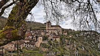 Saint Cirq Lapopie  Vallée du lot  France [upl. by Anirehc]