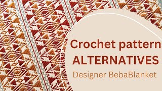 ALTERNATIVES overlay mosaic crochet blanket pattern [upl. by Phail791]