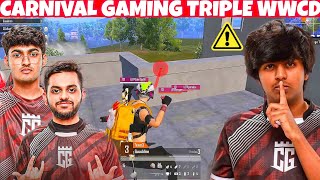 CARNIVAL GAMING B2B Triple Hattrick Impossible Chicken Dinner 😱 Goblin Spower One Man WWCD🔥Kiwos Yt [upl. by Eicart162]