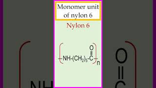 Monomer unit of nylon 6 chemistry [upl. by Eimmat784]