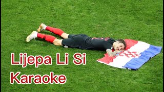 quotLijepa Li Siquot Thompson Karaoke [upl. by Harper]