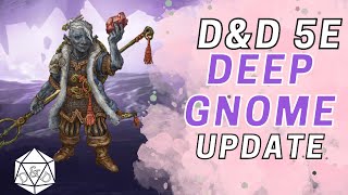 This Race is the Perfect Stealthy Spellcaster  Deep Gnome DampD 5e Update and Deep Dive [upl. by Anelah]