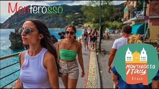 Monterosso Cinque Terre Coastal Charm  Italy Walking Tour 🇮🇹✨ [upl. by Anaynek]