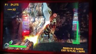 Playing Jurassic Park arcade level 1 no damage [upl. by Eednac]