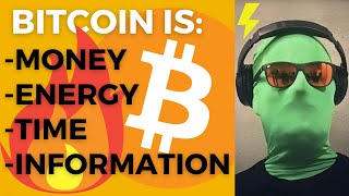 Der Gigi Bitcoin is Money Plus Energy Plus Time Plus Information Bitcoin dergigi [upl. by Calvin746]