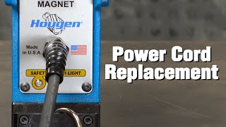 Power Cord Replacement for Hougen Mag Drills [upl. by Mikaela]