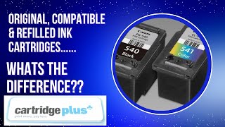 Original compatible refilled Ink cartridgeswhats the difference [upl. by Aneetsirk]