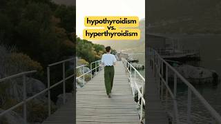 Hypothyroidism vs Hyperthyroidism symptoms  wellnessjourney thyroid autoimmunedisease [upl. by Yclehc740]