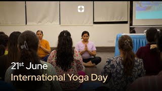 International Yoga Day  Collabera GTC [upl. by Pironi446]