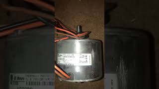 220V motor out of a HVAC condenser unit that takes a 5uF run capacitor [upl. by Trepur]