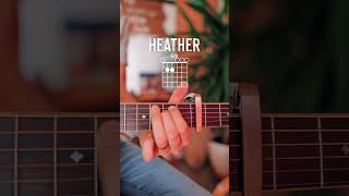 Heather Conan Gray Guitar Tutorial  Heather Guitar Lesson [upl. by Iams]