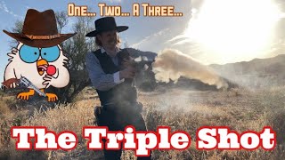 The TRIPLE SHOT With A Colt Single Action Army [upl. by Waneta]