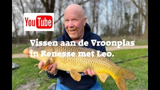 Vissen aan de Vroonplas in Renesse [upl. by Acimahs]