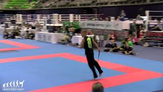 Dmytro Ponomarenko Musical Forms with Weapons WAKO European Championships 2019 [upl. by Normy300]