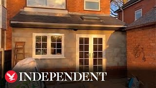 Savvy homeowner builds extension for less than £10000 with help of YouTube tutorials [upl. by Eidoc11]