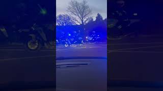 Urgence GREFFE avec escorte motard police Mun [upl. by Yrkcaz]