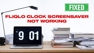 Fixed ✅ Fliqlo Clock Screensaver Not Working In Windows 10 11 [upl. by Gibbeon925]