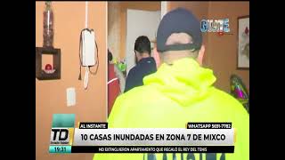 10 casas inundadas en Zona 7 de Mixco [upl. by Xavier]