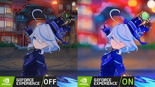 GENSHIN IMPACT Graphic Comparison NVIDIA Filter ON VS OFF [upl. by Dolphin]