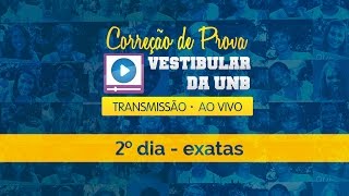 Correção AO VIVO  Vestibular da UnB 2015  2º Dia de prova [upl. by Otilia15]