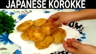 Street Food Japanese Croquette how to make Japanese KOROKKE [upl. by Fakieh]