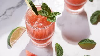 Watermelon Mint Margarita Mocktail Recipe [upl. by Jain]