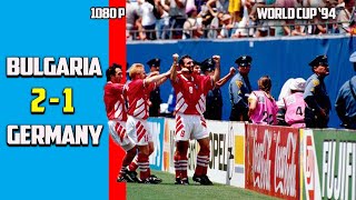 Bulgaria vs Germany 2  1 Quarterfinals Exclusif Version World Cup 94 HD [upl. by Colin377]