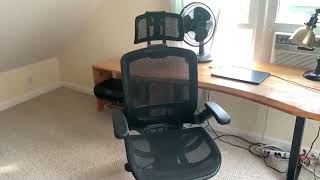 Kensaker Home Office Chair High Back Ergonomic Desk Chair with 3D Armrests Lumbar Support Mesh Co [upl. by Aissej535]