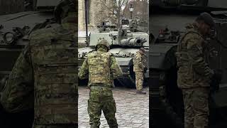 NATO army in Tallinn Estonia 2024 nato ukraine estonia military tank soldiers tallinn army [upl. by Anhaj408]