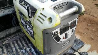 Home Depot Ryobi inverter generator must have compare to eu2000 honda [upl. by Ardnalac]