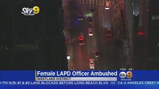 Man Taken Into Custody In LAPD Officer Ambush [upl. by Ccasi]