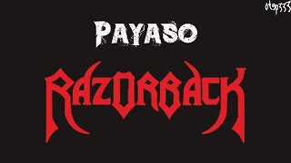 Razorback  Payaso Karaoke  Instrumental [upl. by Mast]