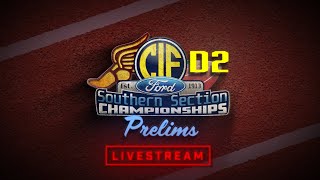 2023 TF  CIFSS Division 2 Track amp Field Prelims [upl. by Ecirtnahc]