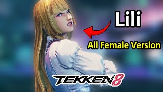 Tekken 8  Lili Using All Rage Art  Female Characters [upl. by Ymar]