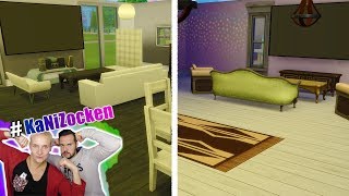 KAANS MODERNES WOHNZIMMER vs NINAS YOGA WOHNZIMMER Sims 4 Build Battle  Welches ist besser [upl. by Anstus]