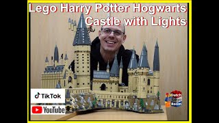 Harry Potter Hogwarts Castle with Lights  Lego 71043 [upl. by Rafferty]