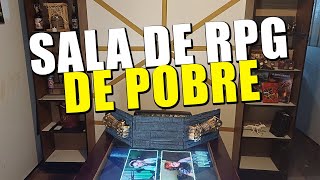 FIZ UMA SALA DE RPG DE MESA DE POBRE AGORA É SÓ JOGAR COM A FAMÍLIA [upl. by Anniahs]