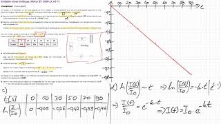 LEIFIphysik Aufgabenlösung  Entladen eines GoldcapKondensators Abi BY 2000 [upl. by Ahselat481]